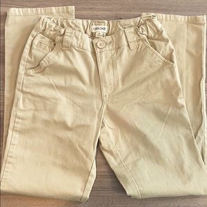 Girls Khaki Uniform Pants-EUC